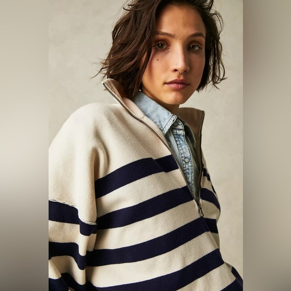 Free people Coastal Stripe Pullover - Picture 5 of 8